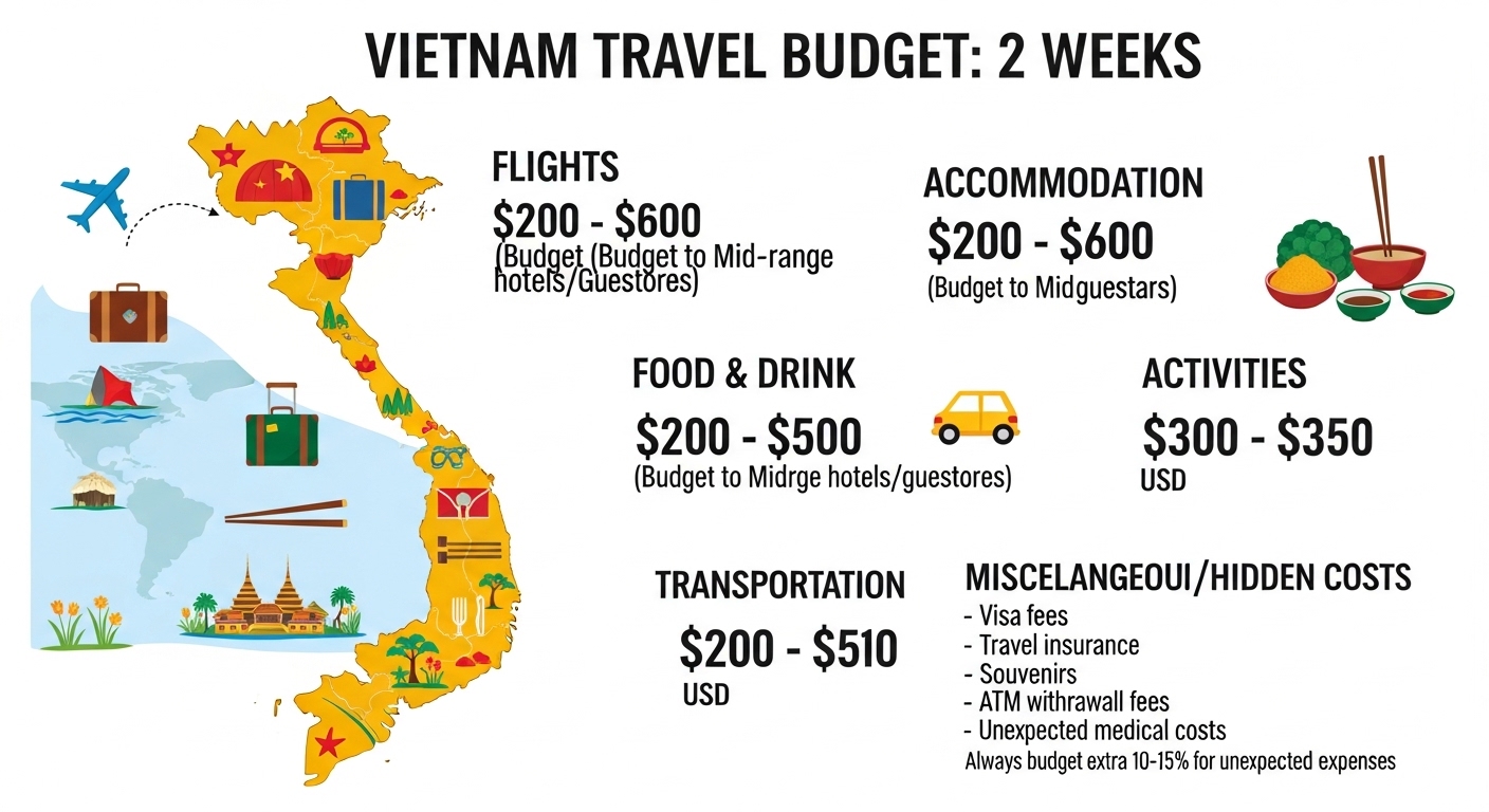 Frais annexes et coûts cachés à prévoir pour 2 semaines - Quel budget pour un voyage de 2 semaines au Vietnam ? en photos