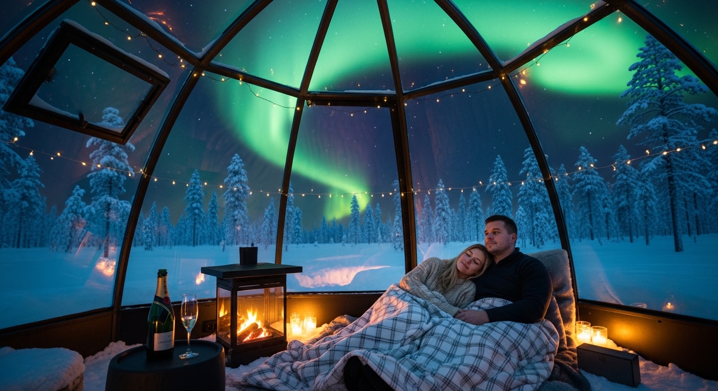 Les activités romantiques incontournables pour votre lune de miel lapone en 2026 - Où partir en voyage de Noces en Laponie en 2026 ? en photos