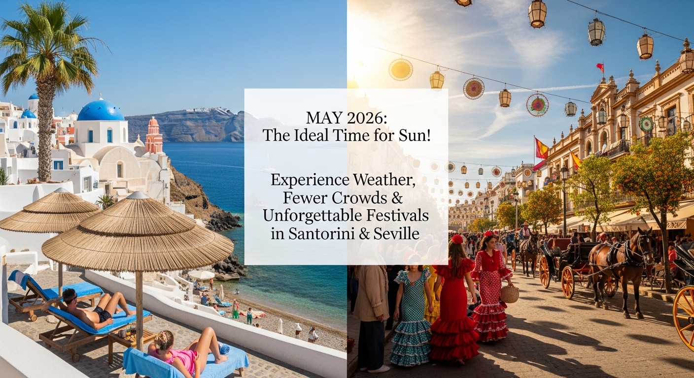 Pourquoi mai 2026 est la période idéale pour partir au soleil - Les meilleures destinations où aller au Soleil en Mai 2026 en photos