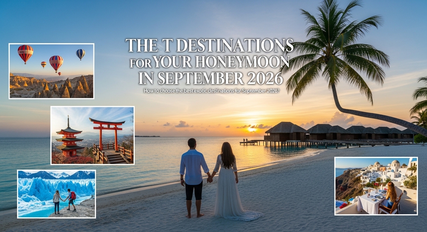 Comment choisir les meilleures destinations exotiques pour septembre 2026 ? - Les meilleures destinations pour son voyage de Noces en Septembre 2026 en photos