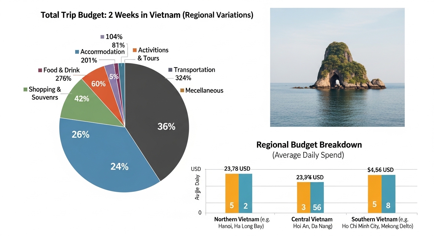 Budget spécifique selon les régions du Vietnam visitées - Quel budget pour un voyage de 2 semaines au Vietnam ? en photos