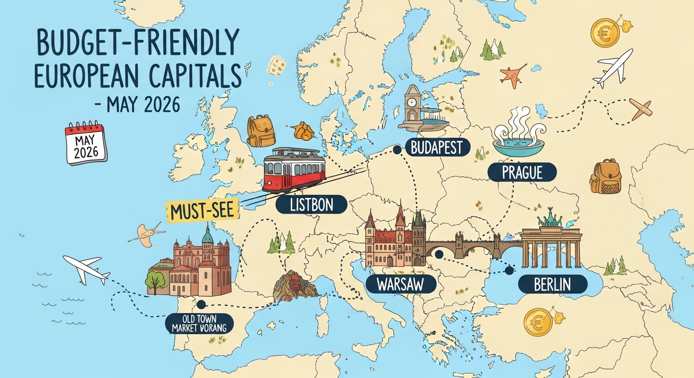 Capitales européennes incontournables avec petit budget mai 2026 - Où partir en Mai pour pas chère en 2026 ? en photos