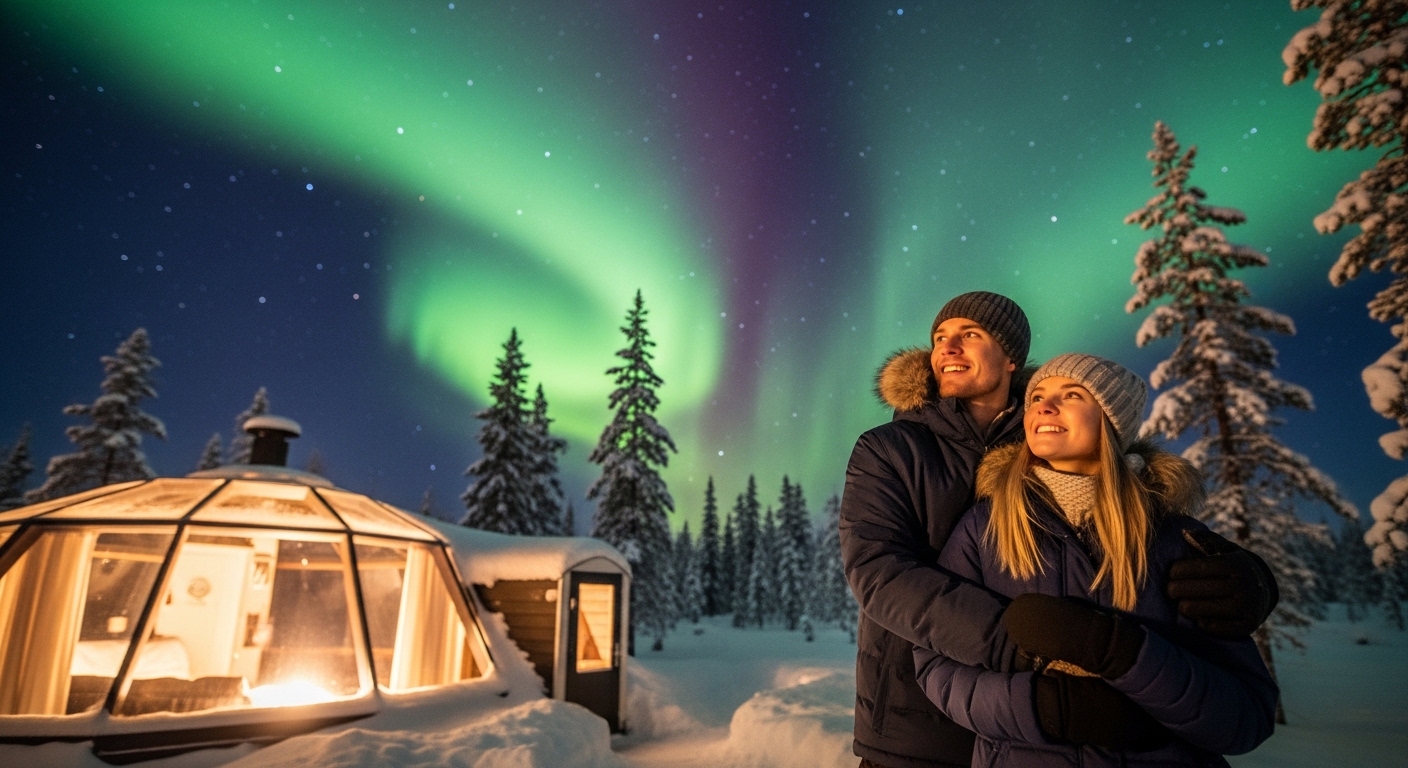Les meilleures destinations où partir en voyage de noces en Laponie finlandaise en 2026 - Où partir en voyage de Noces en Laponie en 2026 ? en photos
