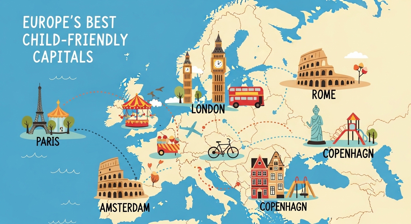 Les meilleures destinations Kids Friendly - Capitales européennes accueillantes pour les enfants