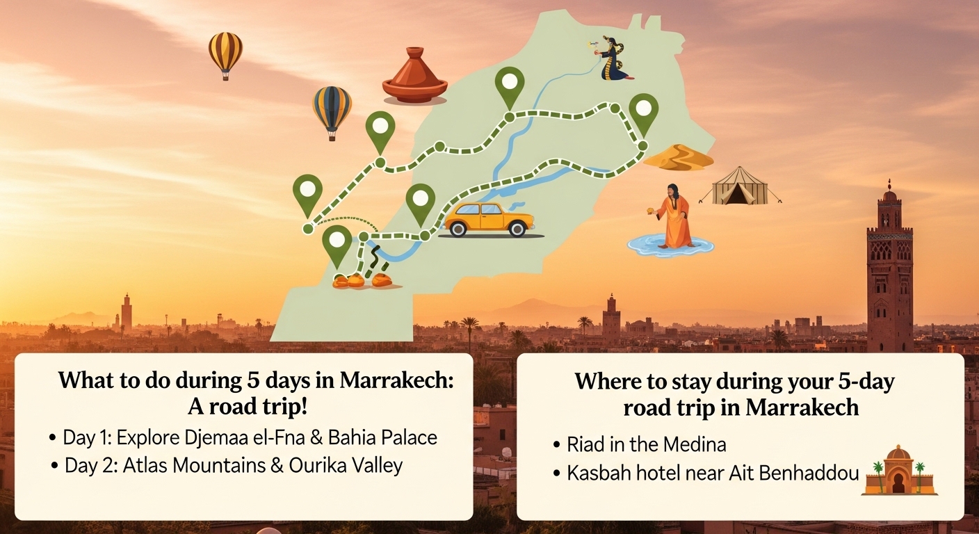 Photo : Où dormir pendant vos 5 jours de road trip à Marrakech Où dormir pendant vos 5 jours de road trip à Marrakech - Quoi faire pendant 5 jours à Marrakech : Le road trip ! en photos