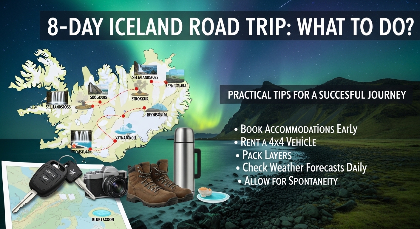 Photo : Conseils pratiques pour réussir votre road trip de 8 jours en Islande Conseils pratiques pour réussir votre road trip de 8 jours en Islande - Road Trip de 8 jours en Islande : Quoi faire ? en photos