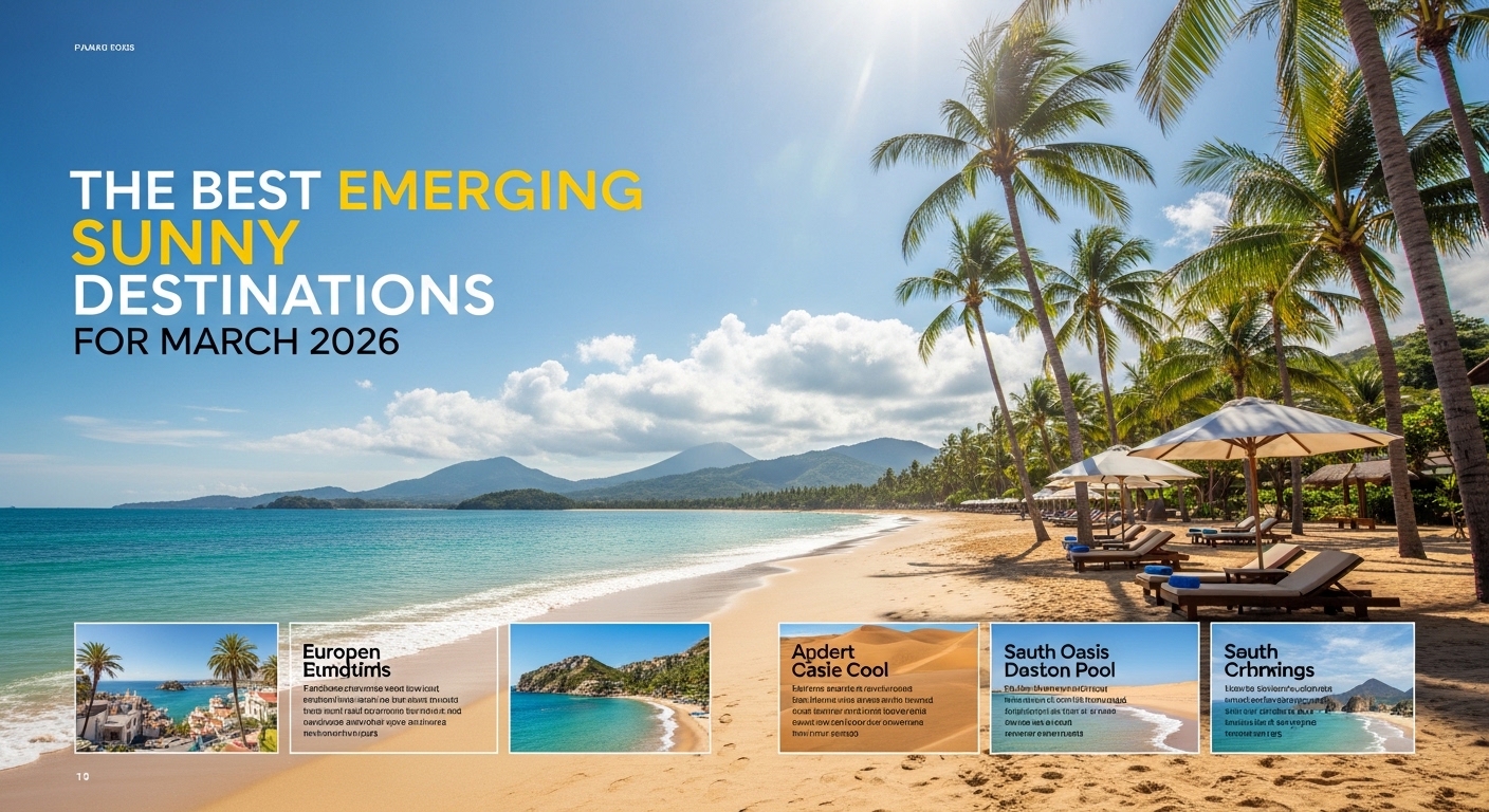 Photo : Les destinations émergentes au soleil pour mars 2026 Les destinations émergentes au soleil pour mars 2026 - Les meilleures destinations pour partir en Mars 2026 au soleil en photos