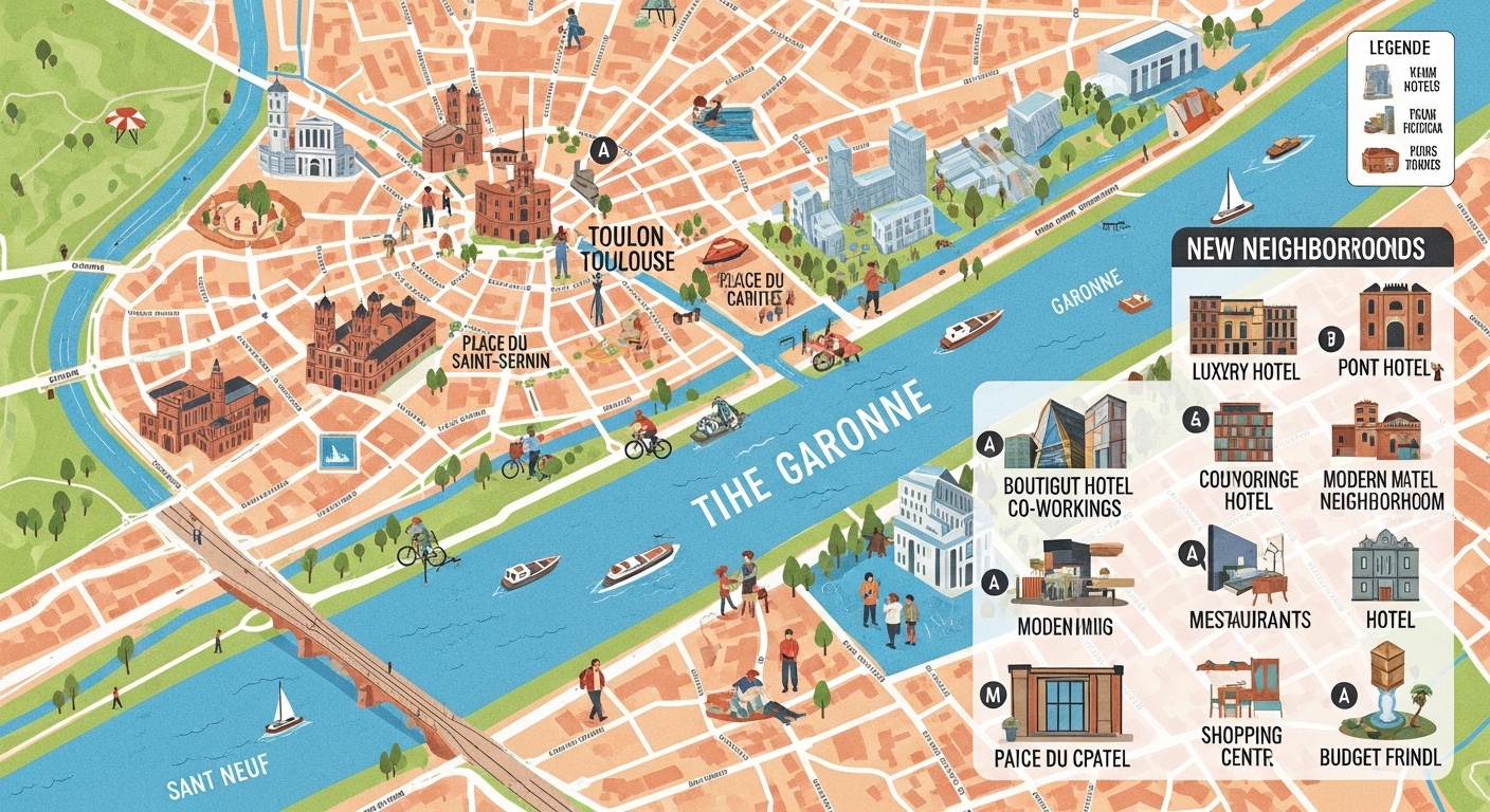 Photo : Les bords de Garonne et nouveaux quartiers : que faire autour du centre Les bords de Garonne et nouveaux quartiers : que faire autour du centre - Quoi faire autour de Toulouse et ou dormir ? en photos